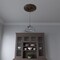 Ekena Millwork Baltimore PVC Medallion (Canopies up to 7 3/4"), 19"OD x 3 1/2"ID x 1"P, Metallic Dark Copper CMP19BACDC - alternate 6